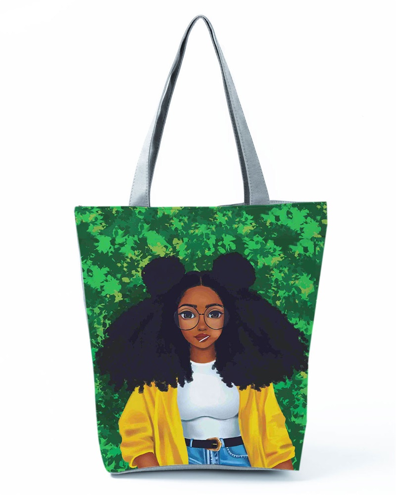 

Figure Print Large Capacity Shopper Bag, Style2