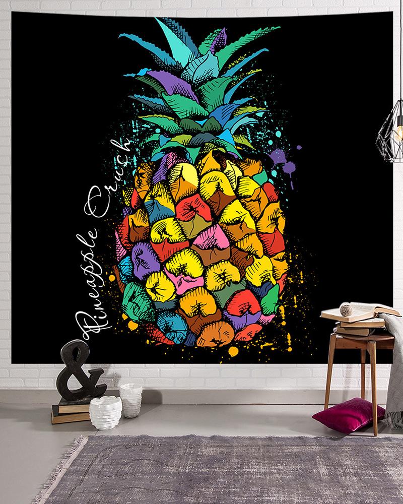 

Pineapple Print Suede Tapestry, Style3