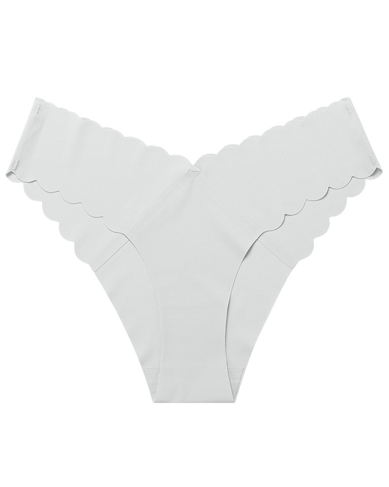 

Scallop Trim Seamless Panty, Style3