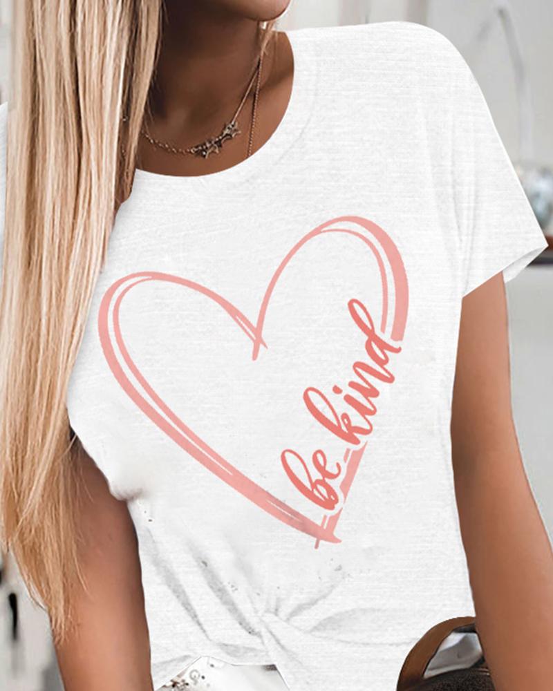 

Pineapple Cartoon Print Short Sleeve Loose T-shirts, Style9