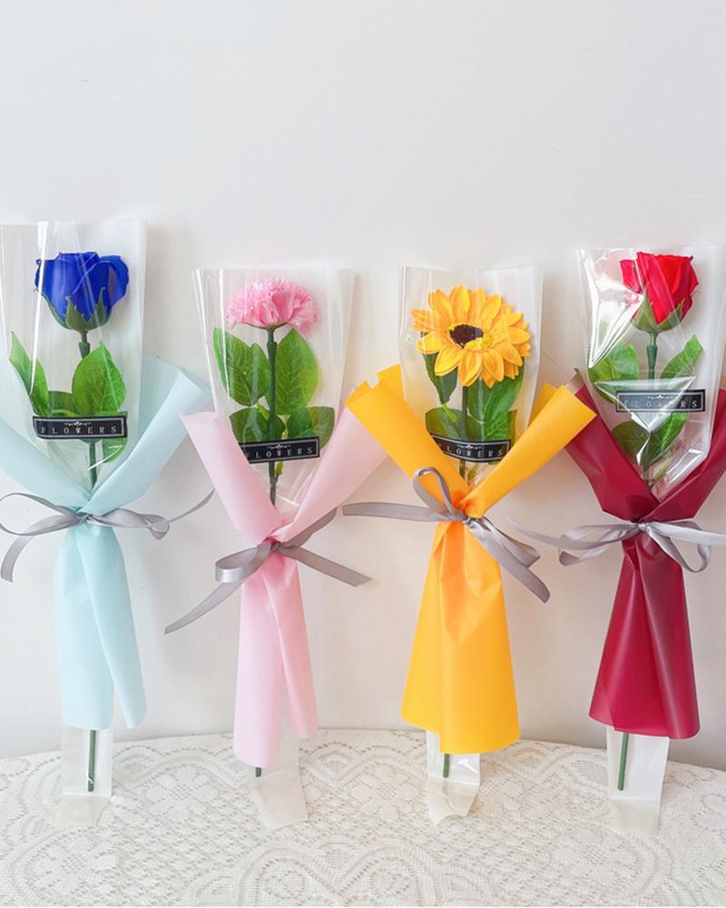 

1pc Mother's Day Gift Faux Flower Artificial Floral Bouquet, Style7