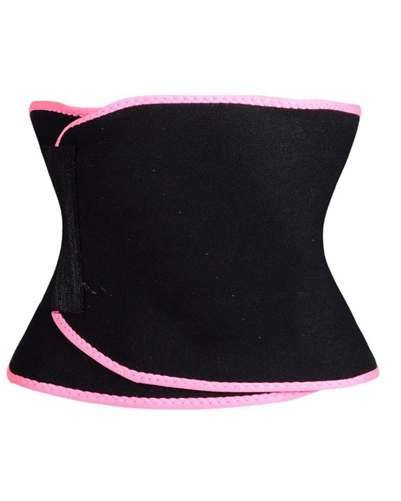 

Patchwork Skinny Sporty Corsets, Pink