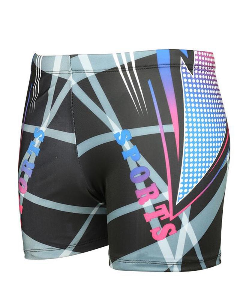 

Colorblock Skinny High Elastic Briefs Swimwear, Blue
