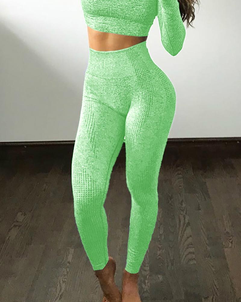 

High Elastic Fitness Sport Gym Leggings Yoga Pants, Green