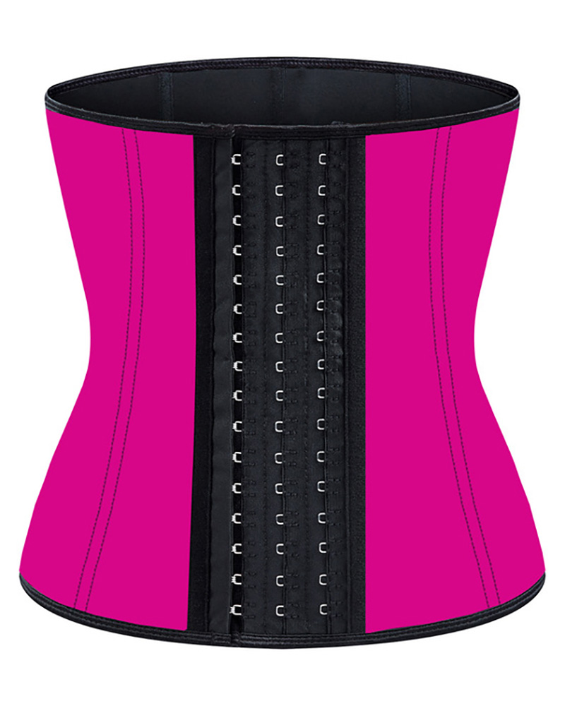 

Body Shaping Waist Trainer Waistband Cincher Sports Fitness Corset Tummy Control Shapewear, Pink