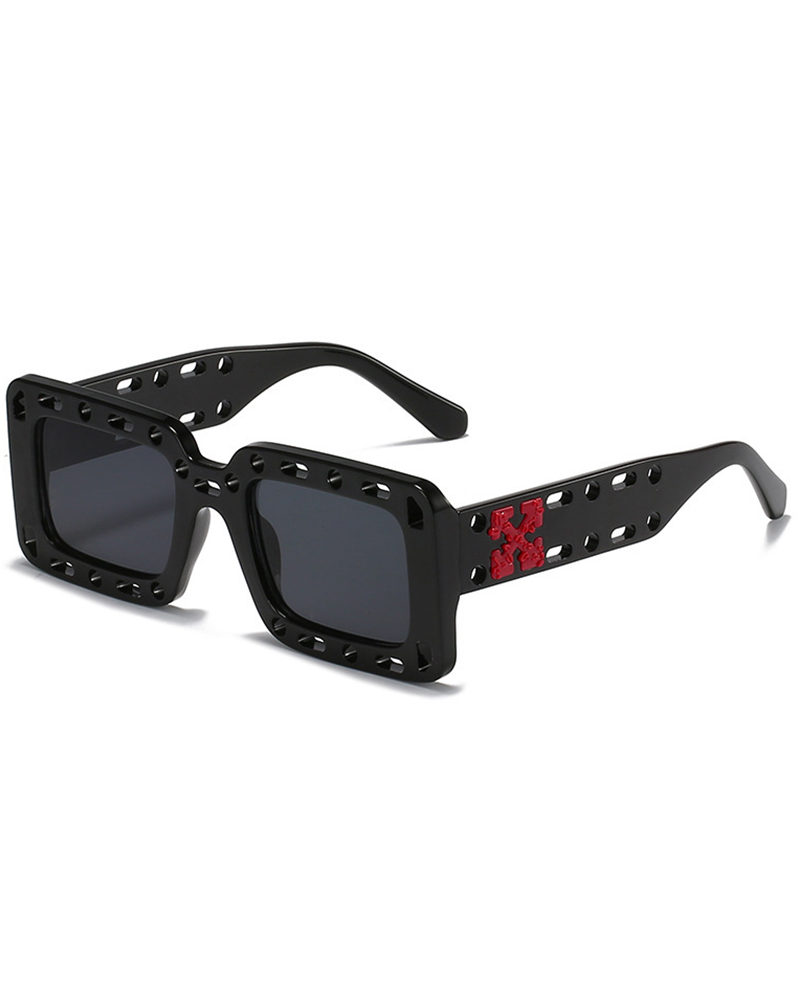 

1Pair Hollow Out Gradient Fashion Sunglasses, Style6