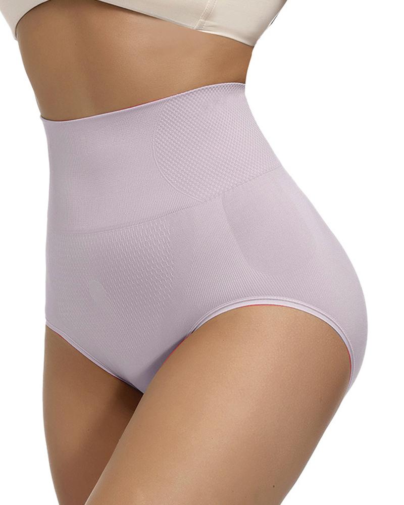 

High Waist Tummy Control Panty, Purple