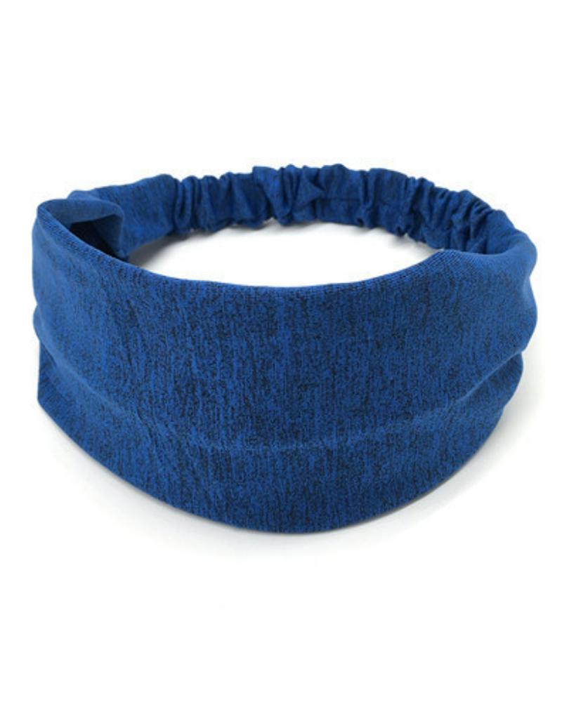 

1pc Sweat-Absorbent Quick Dry Sports Headband, Blue