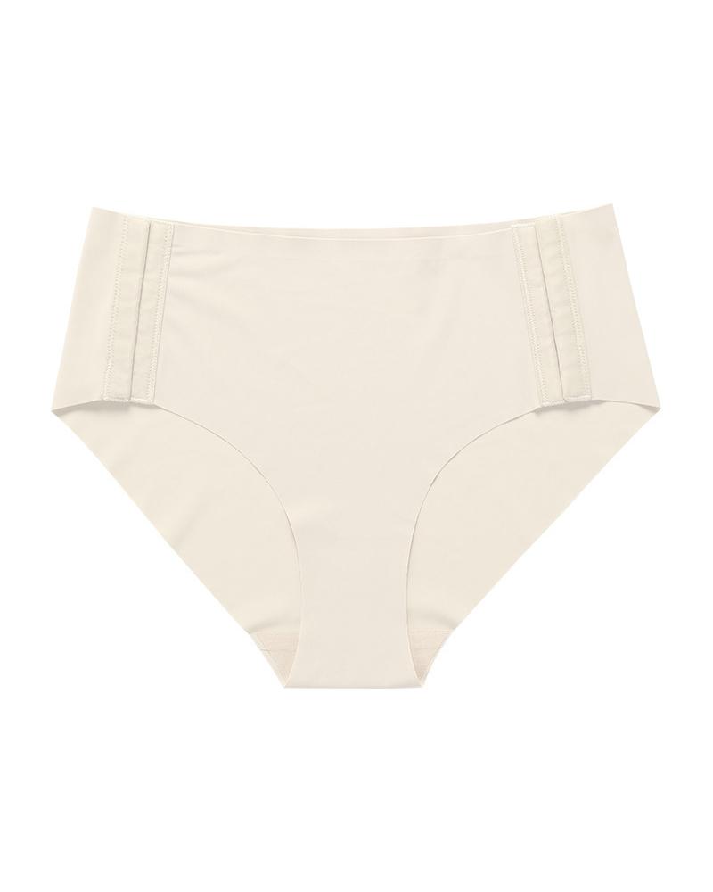 

Seamless Breathable Side Hook High Waist Panty, Nude