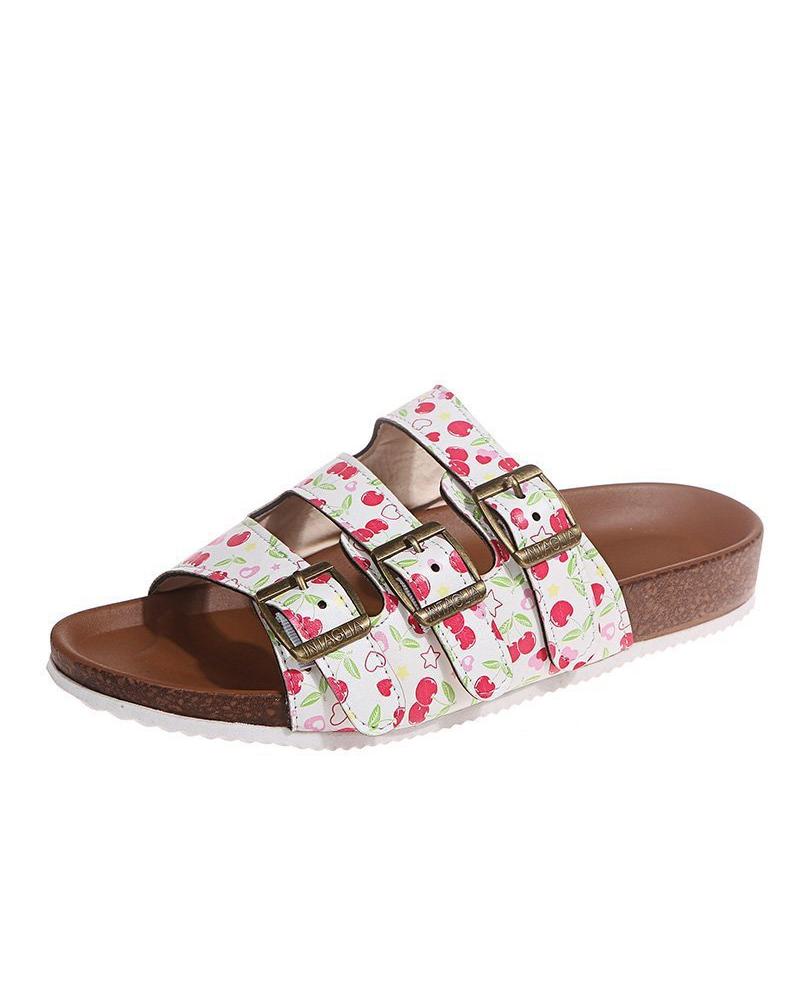 

Multicolor Snakeskin Double Banded Upper Flat Sandals Slippers, Style4