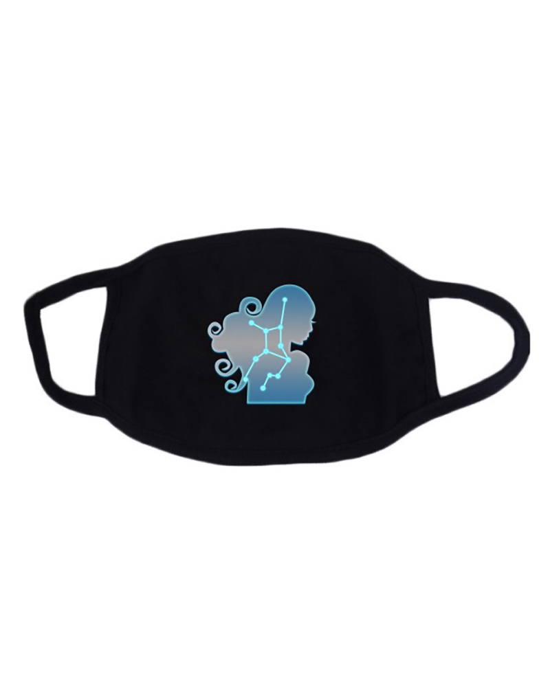 

Twelve Constellations Fluorescent Breathable Mouth Mask Washable And Reusable, Style8