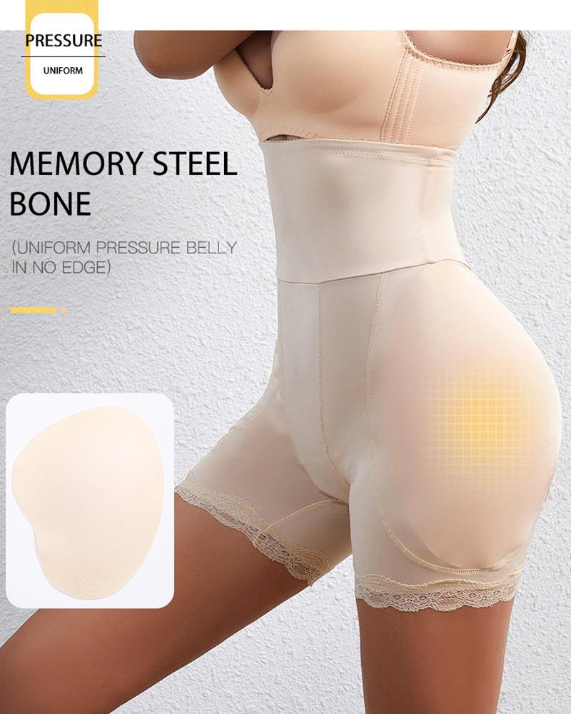 

High Waist Tummy Control Waist Trainer Underwear Elastic Shapewear, Nude