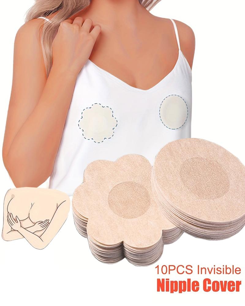 

5Pairs Comfy Disposable Adhesive Nipple Covers Stickers Set, Style1