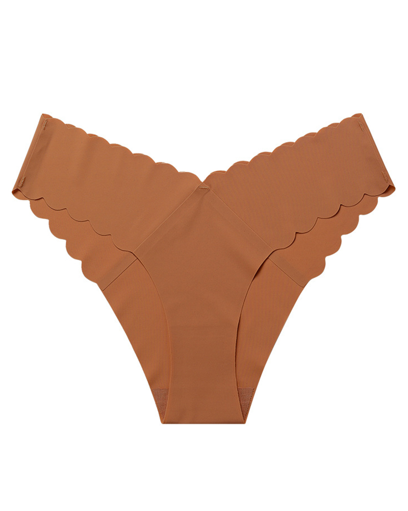 

Scallop Trim Seamless Panty, Style15