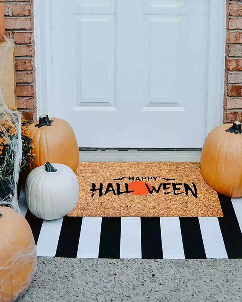

Halloween Door Mat Halloween Decorations Welcome Home Front Door Decorations Halloween Decor Door Mat Anti-Slip Bottom Indoor Outdoor Carpet, Style2