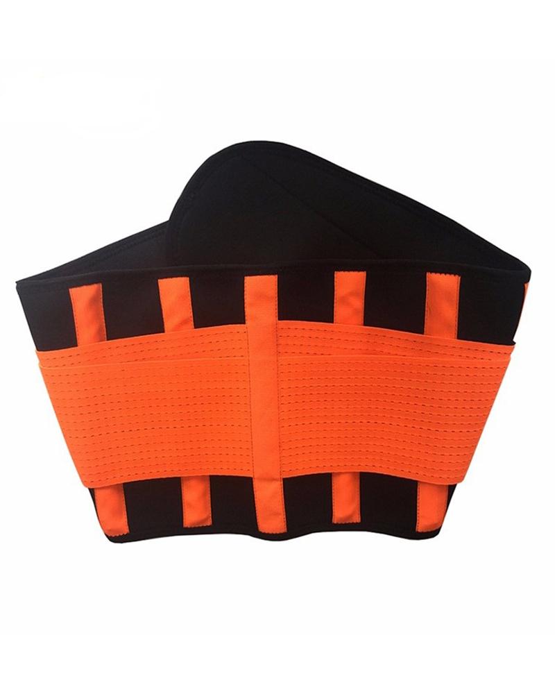 

Waist Trainer Thermo Sweat Belt Tummy Body Shaper, Orange