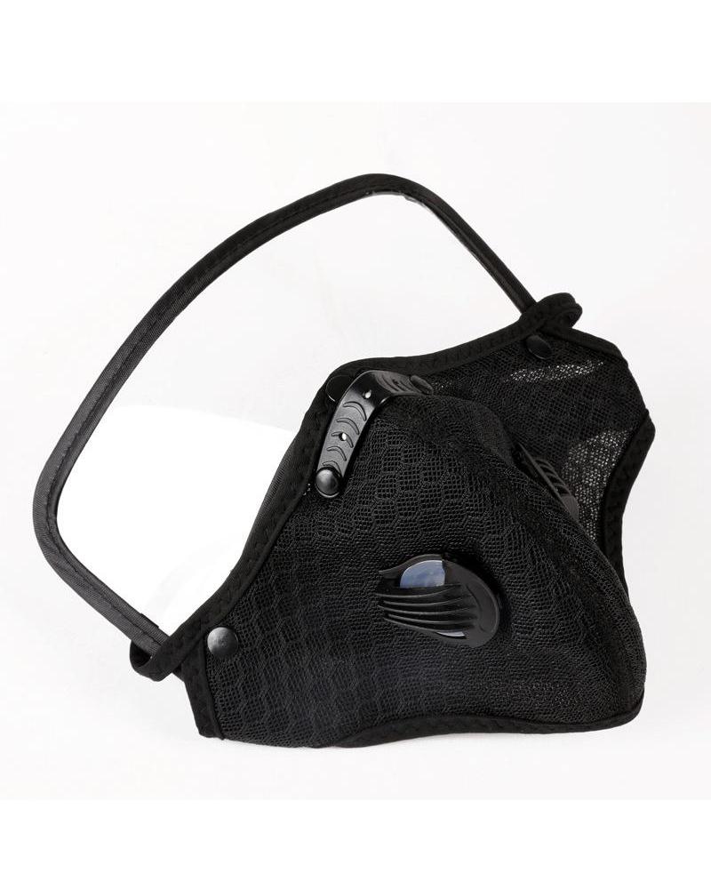 

Activated Carbon Filter Bicycle Anti-dust Mask, Black