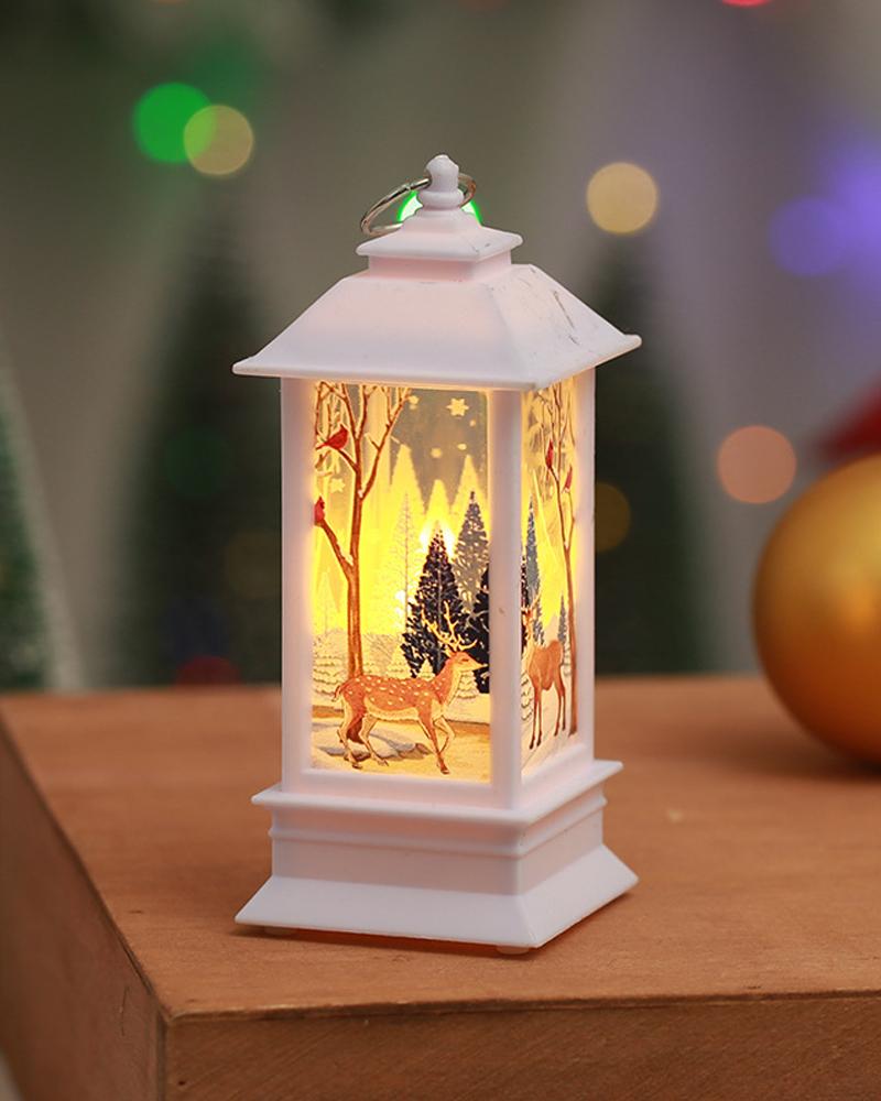 

Christmas Flameless Candles Battery Operated Lamp LED Lighted Candle Lanterns Christmas Party Ornaments Home Decorations, Style5