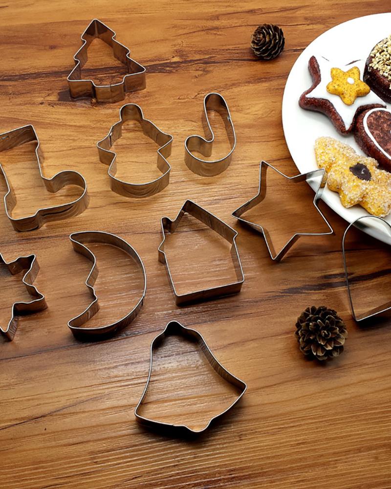 

Set Christmas Shaped Mold, Silver