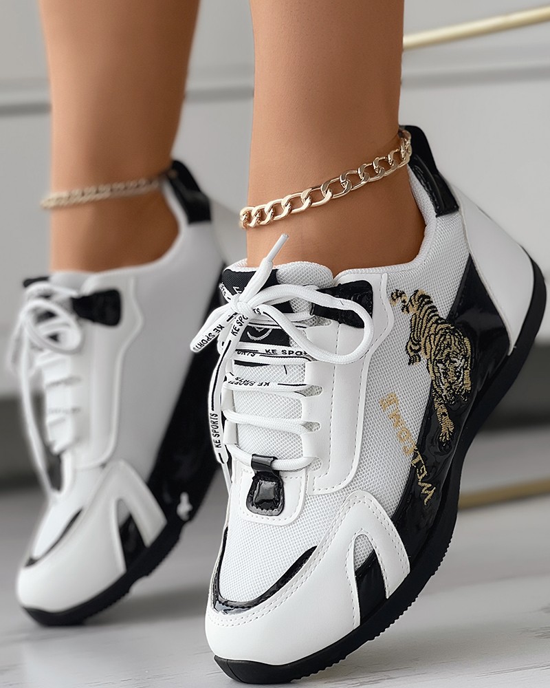 tiger patchwork era shoes