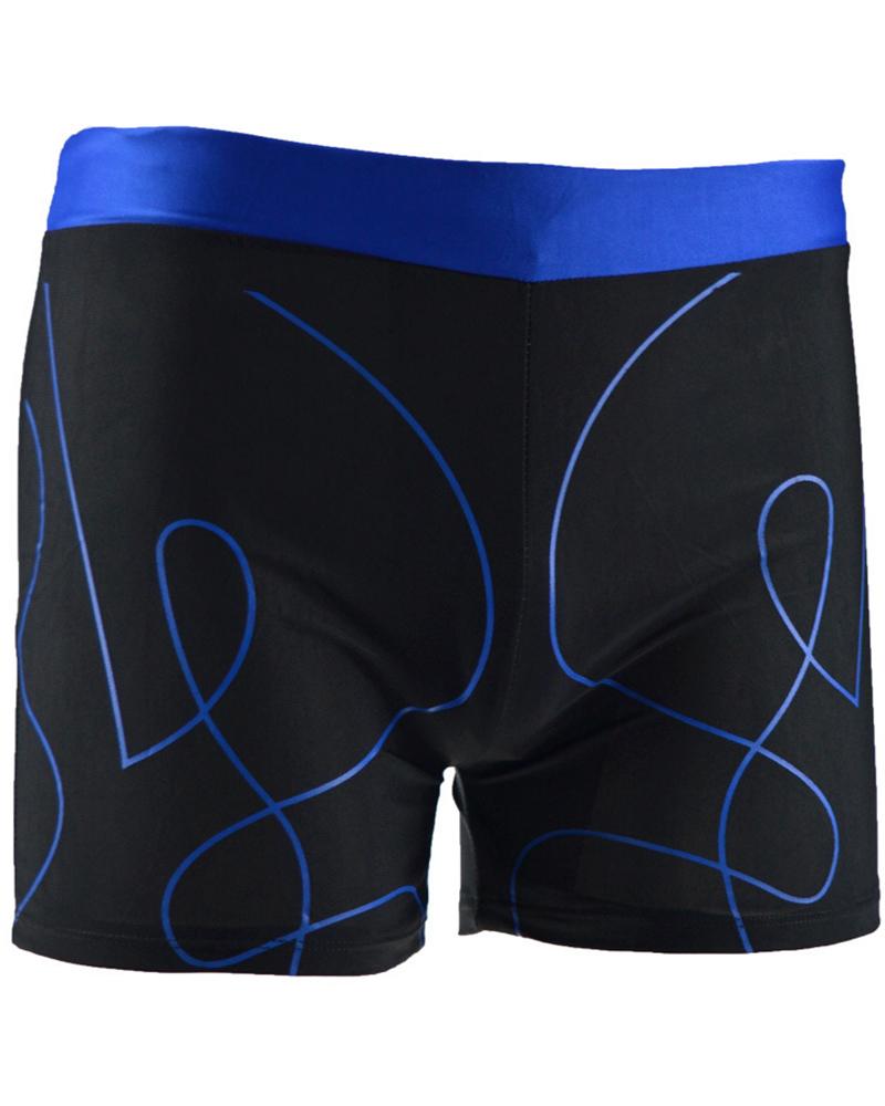 

Color Block Swim Short Pants, Blue