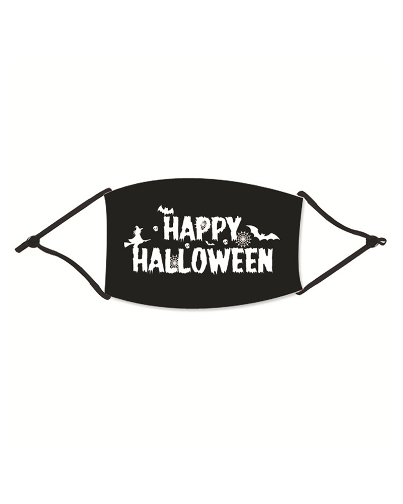 

Halloween Ghost Print Washable Reusable Cotton Face Mask, Style6