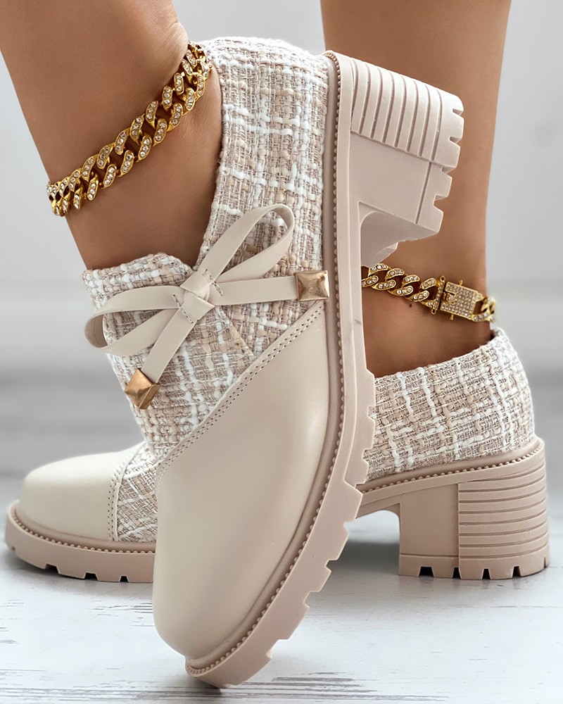 Black Flats Women CCVON Womens Loafers Slip Ons Shoes With Bowknot