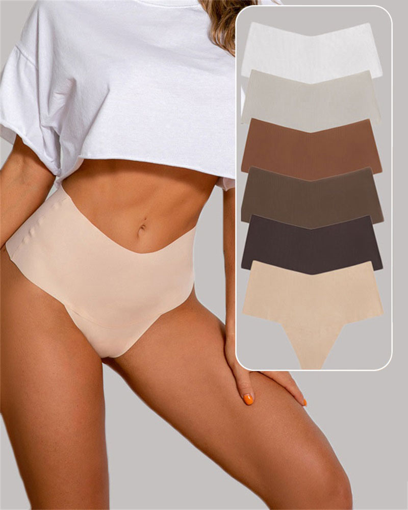 

Seamless High Waist Thong Panty, Style1