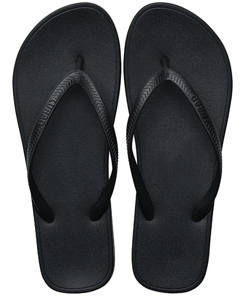 

Toe Post Non Slip Beach Flip Flops, Black