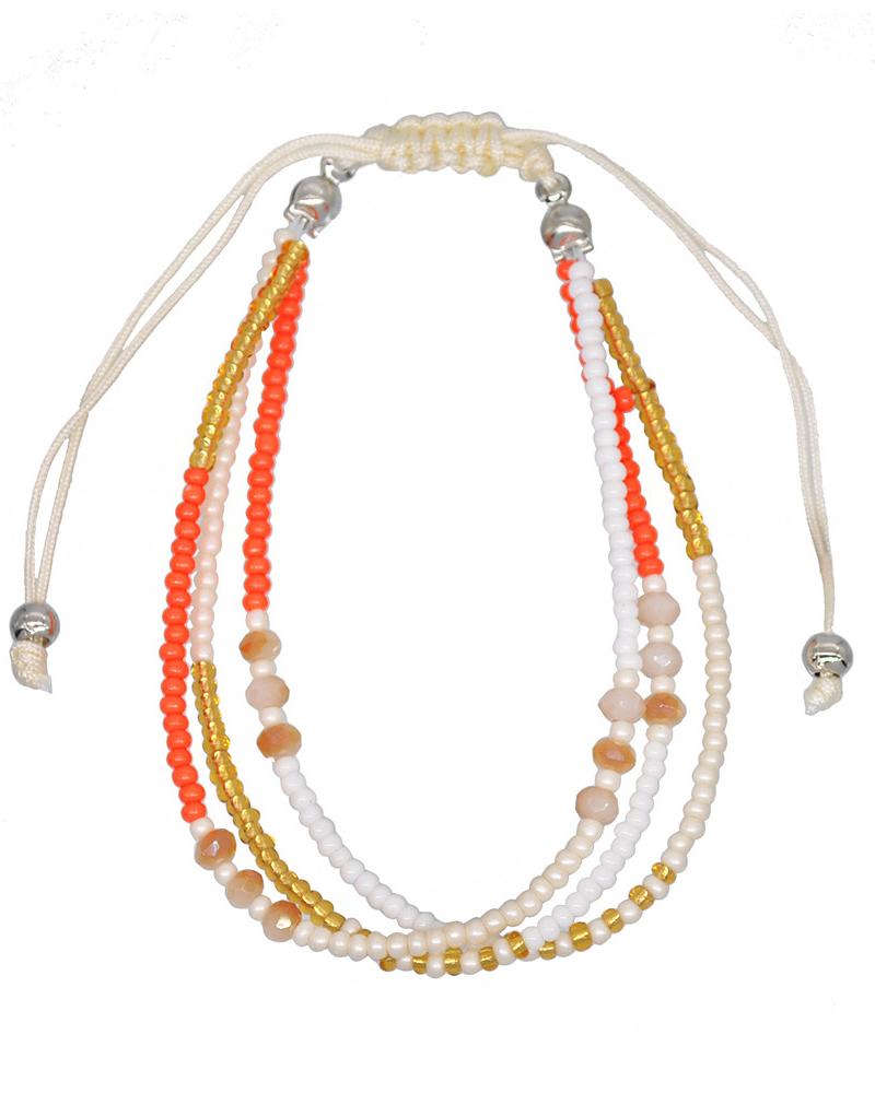 

1pc Bohemian Multi-layer Beaded Braided Bracelet, Style2