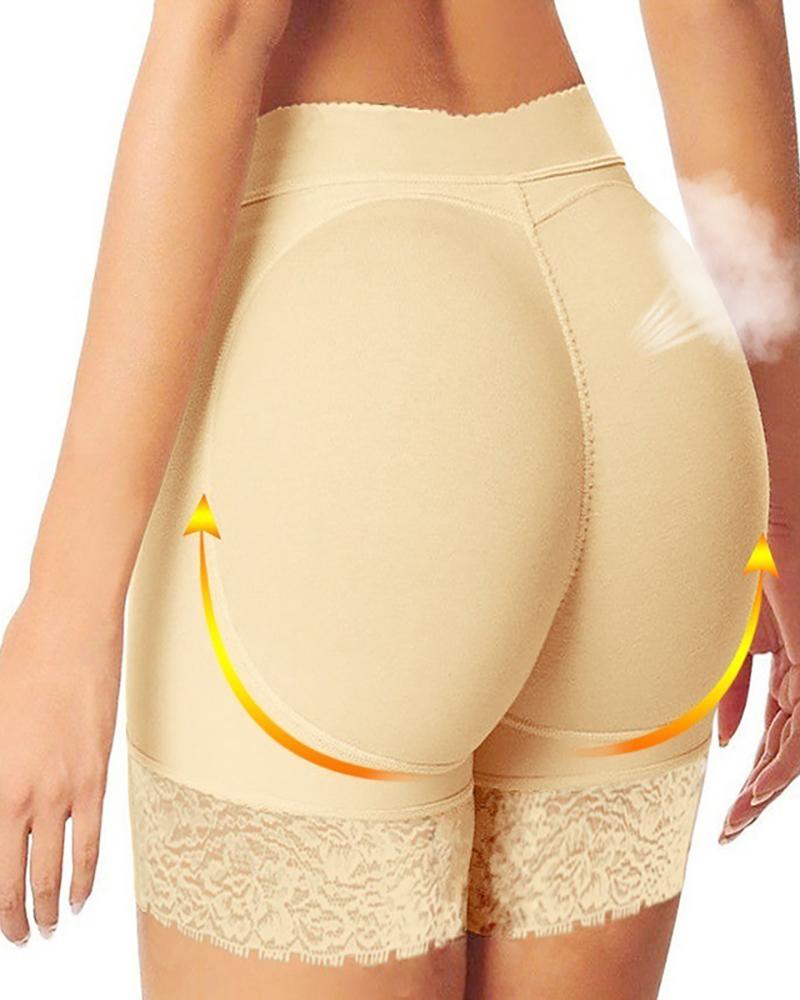 

Butt Hip Enhancer Fake Hip Shapwear Briefs Body Shaper Padded Butt Lifter Panty, Nude