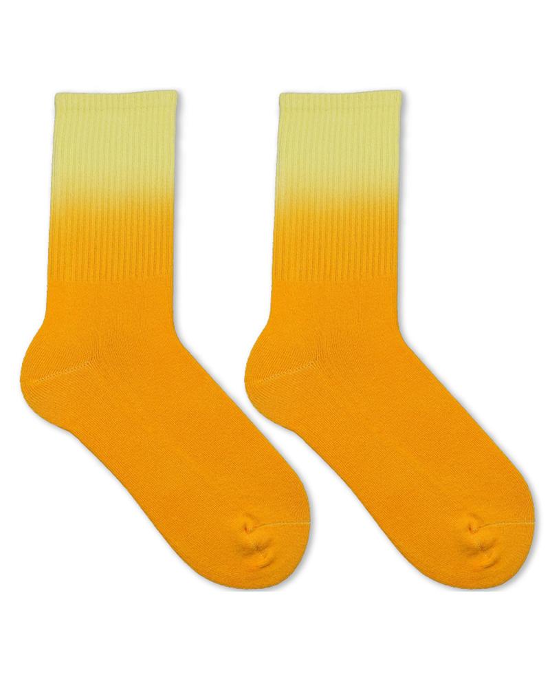 

Rainbow Ombre Tie Dye Print Crew Socks, Style2