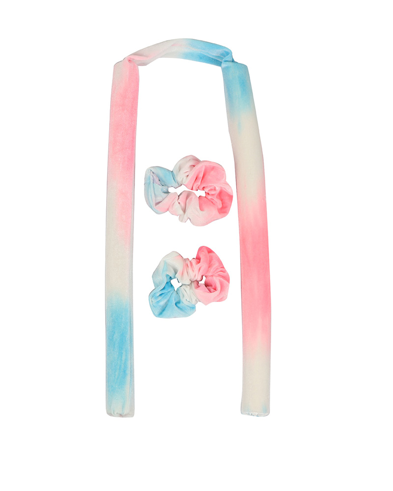 

Velvet Heatless Curling Rod Headband Overnight Hair Curler For Long Hair Waves, Multicolor