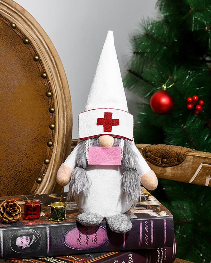 

Christmas Doctor Gnomes Plush Doll Ornaments, Style4