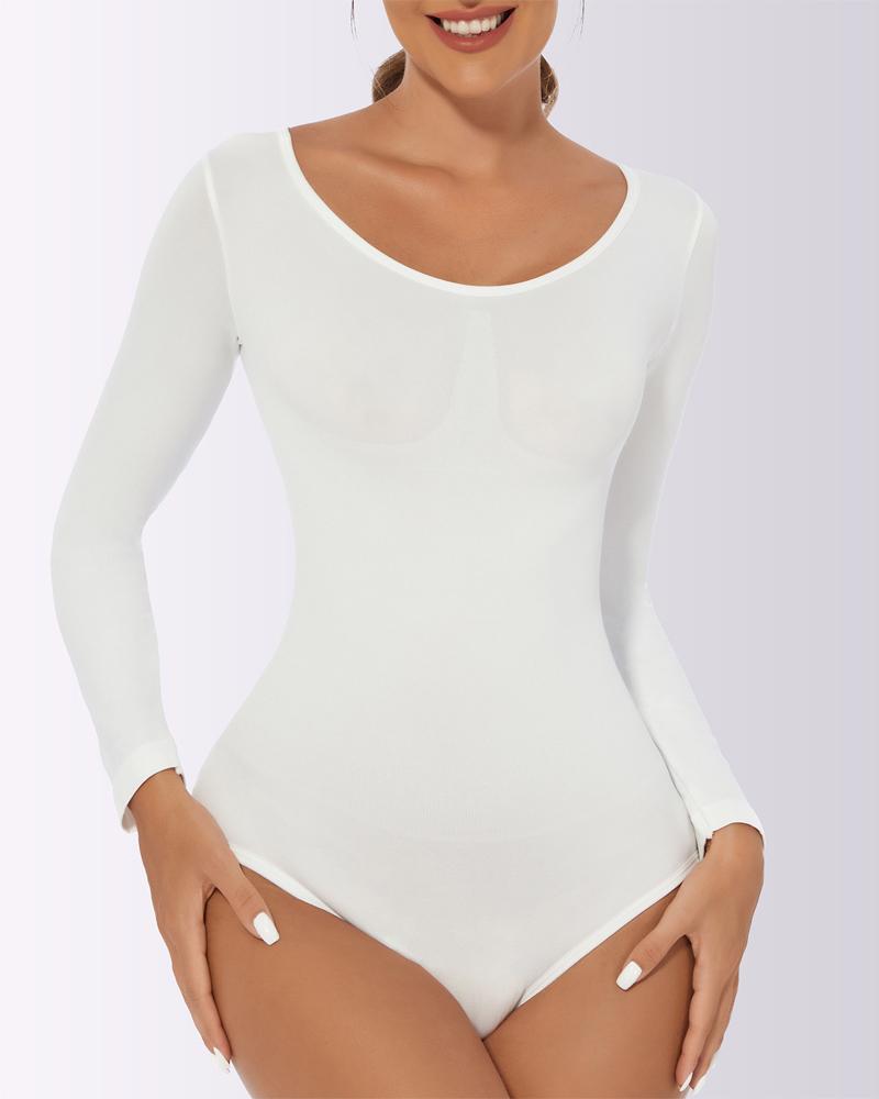 

Body Shaper Slimming Bodysuit Butt Lifting Tummy Control Shapewear, White
