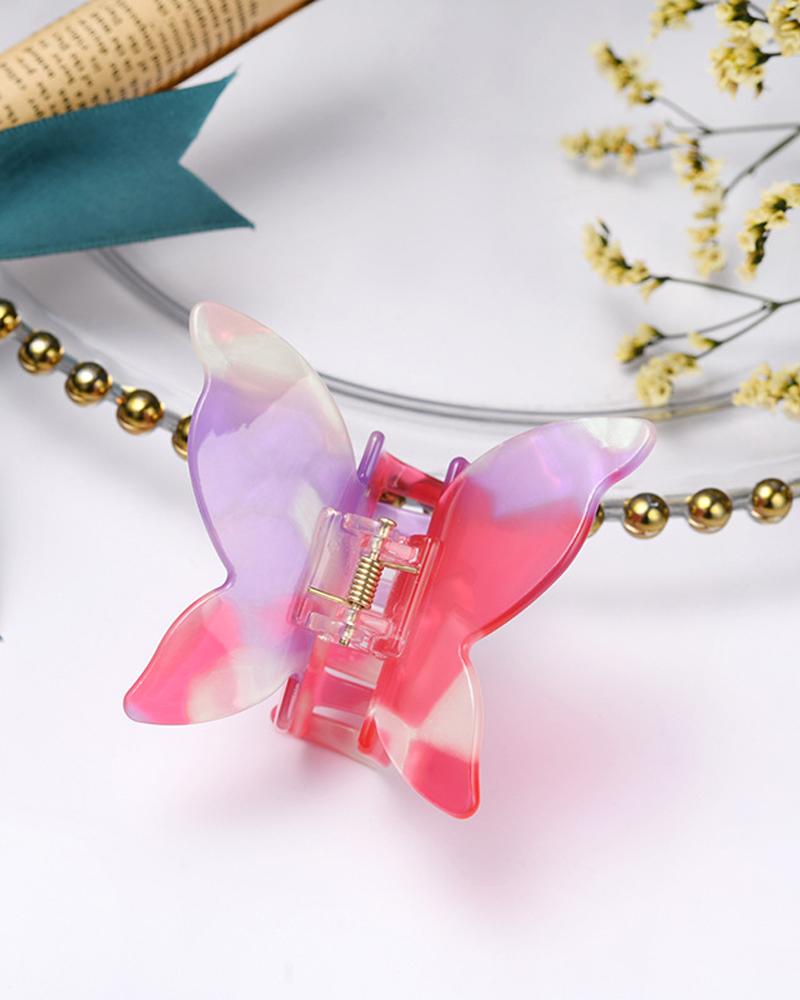 

1pc Ombre Butterfly Shaped Hair Claw, Style7