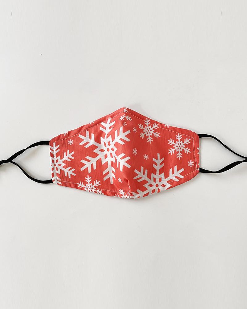 

Christmas Print Valve PM 2.5 Face Mask With Filter For Adult, Style9