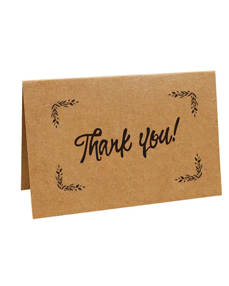 

1PCS Letter Print Greeting Card, Style5