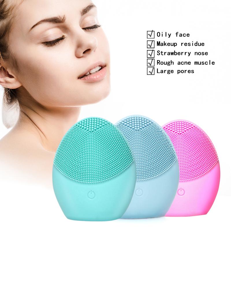

Face Cleaning Brush Electric Brush, Light blue