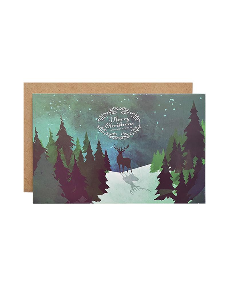 

Christmas Greeting Card With Envelope, Style8