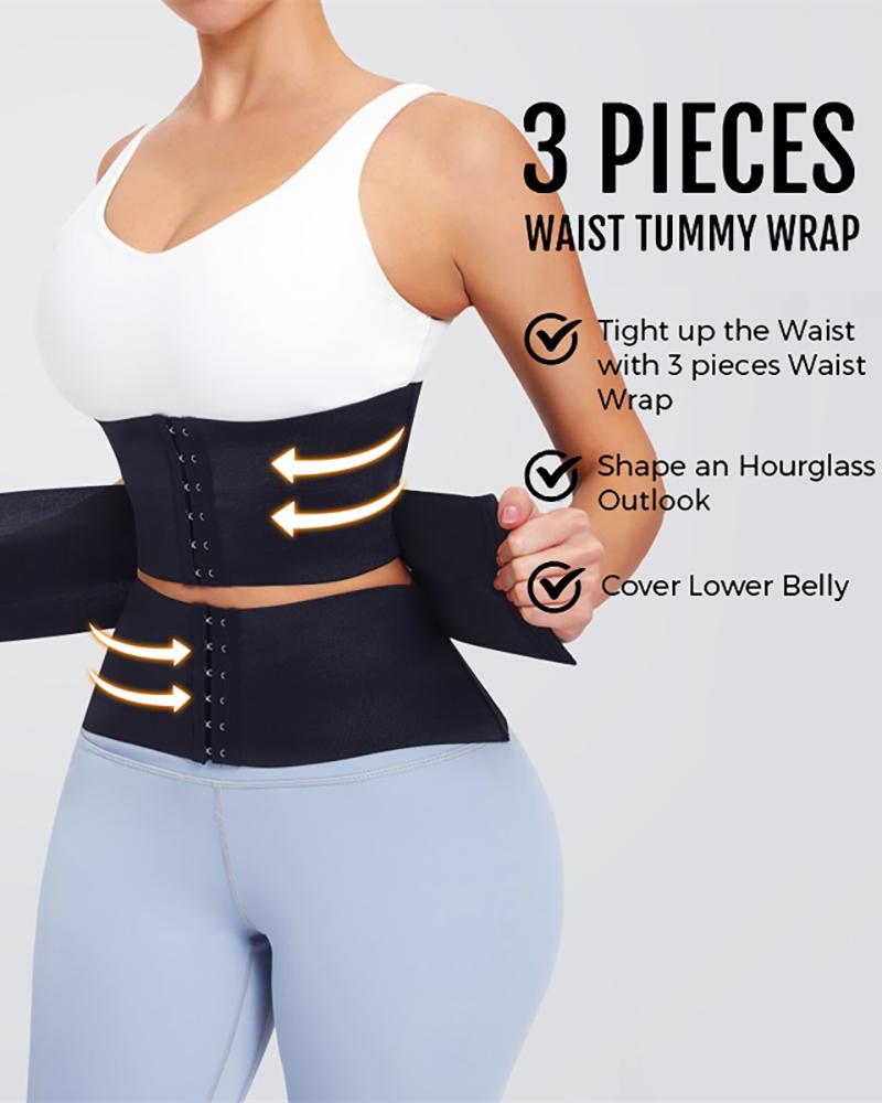 

Tummy Control Corset Elastic Waist Trainer, Black