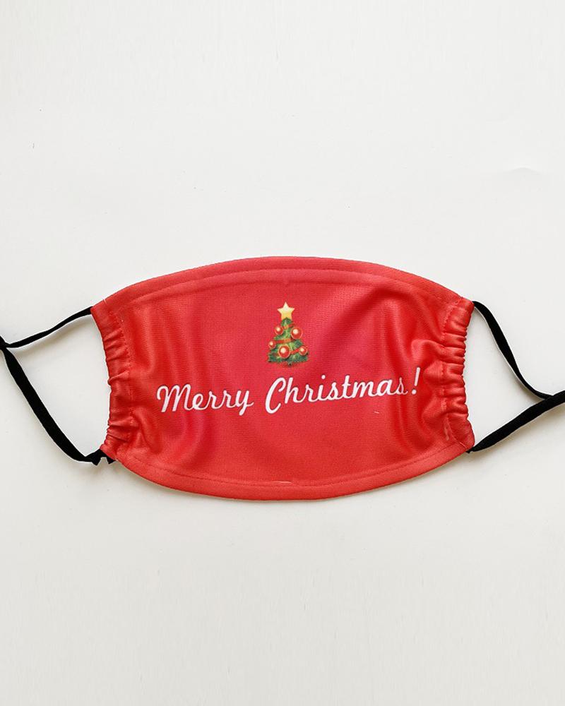 

Christmas Santa Reindder Print PM 2.5 Face Mask With Filter For Adults, Style5