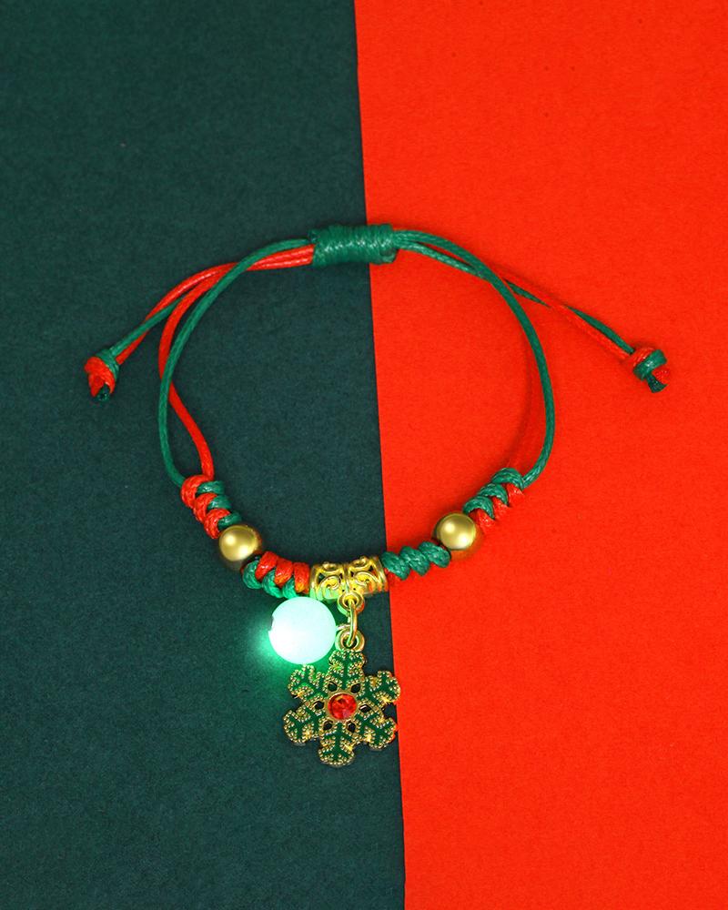 

1pc Christmas Luminous Charm Bracelet, Style3