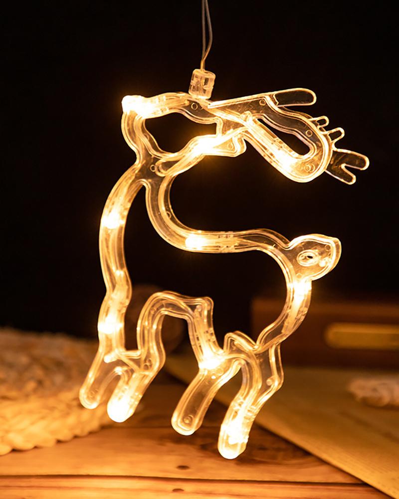 

LED Christmas Lights Indoor Window Decorations With Suction Cup, Style4