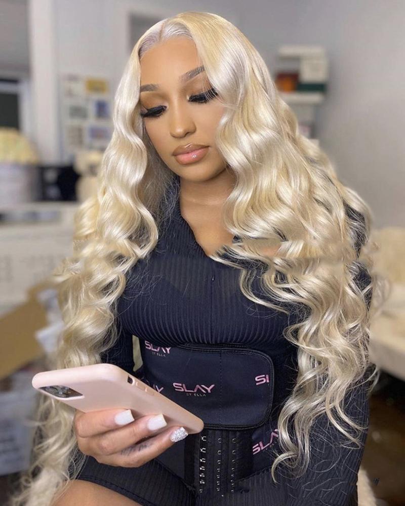 

Soild Synthetic Wig Kinky Curly Deep Wave Kinky Curly Deep Wave Wig Blonde Synthetic Hair Wig, Gold