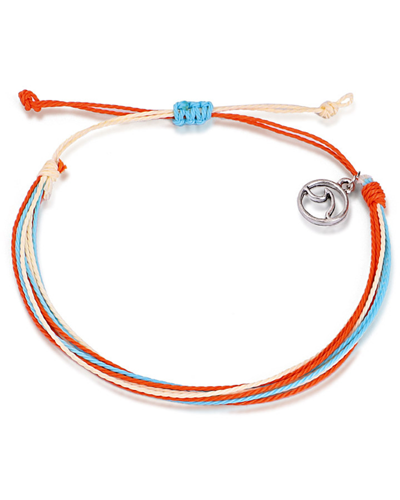 

Clan Colorful Braided Graphic Pendant Bohemian Bracelet, Style2