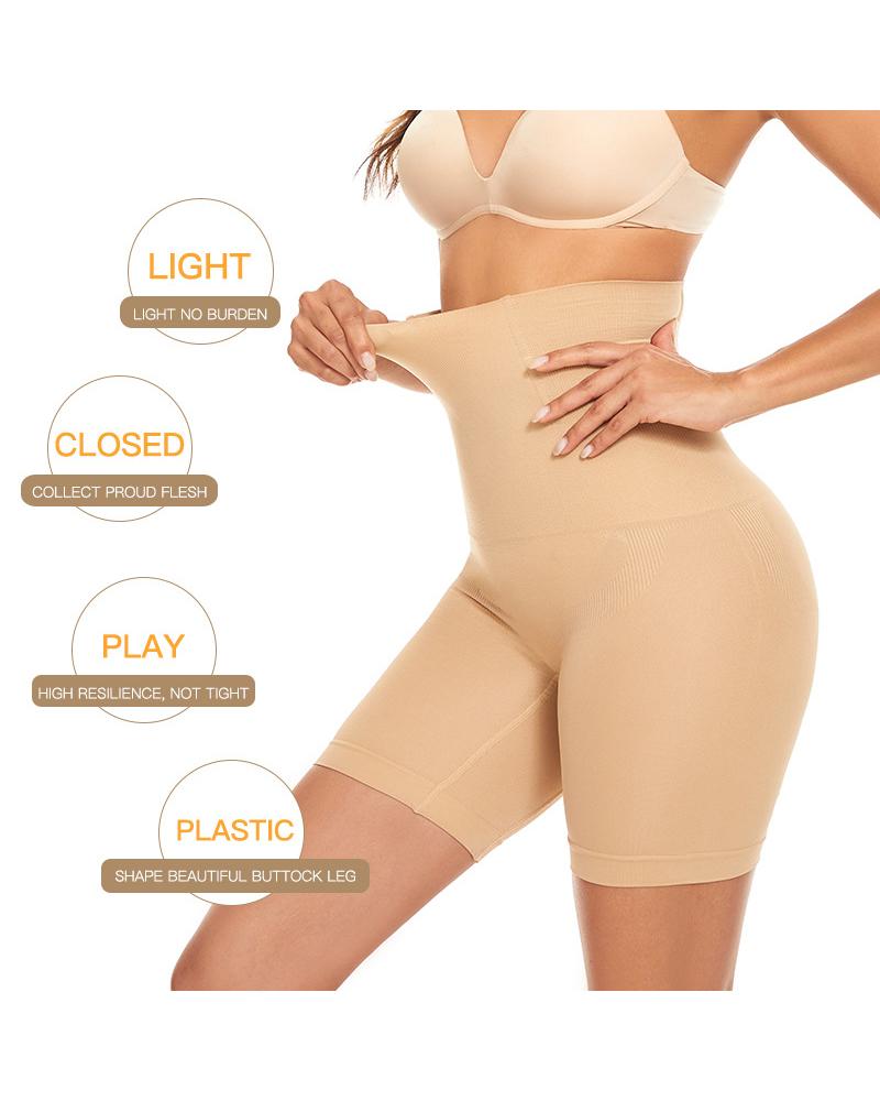 

High Waist Body Shaper Underwear Postpartum Tummy Control Shapewear Butt Lifting Panty, Apricot