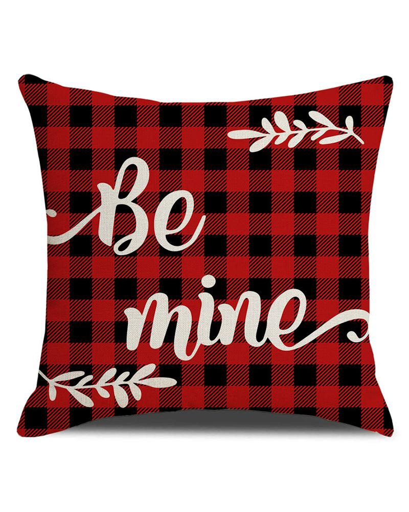 

Valentine's Day 45×45cm Pillow Covers Linen Cushion Case Pillowcase, Style3