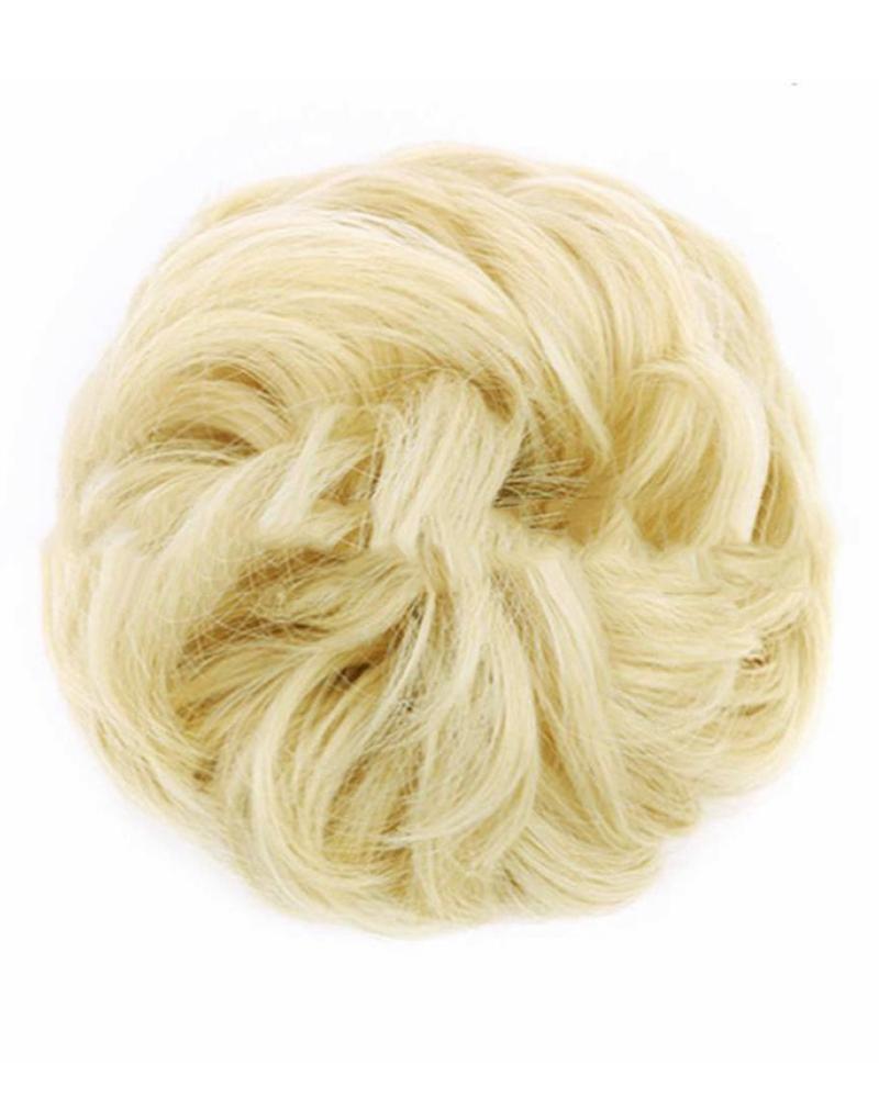 

1pcs Bun Hairpiece Scrunchies Extension Curly Wavy Synthetic Combs Clip, Style3