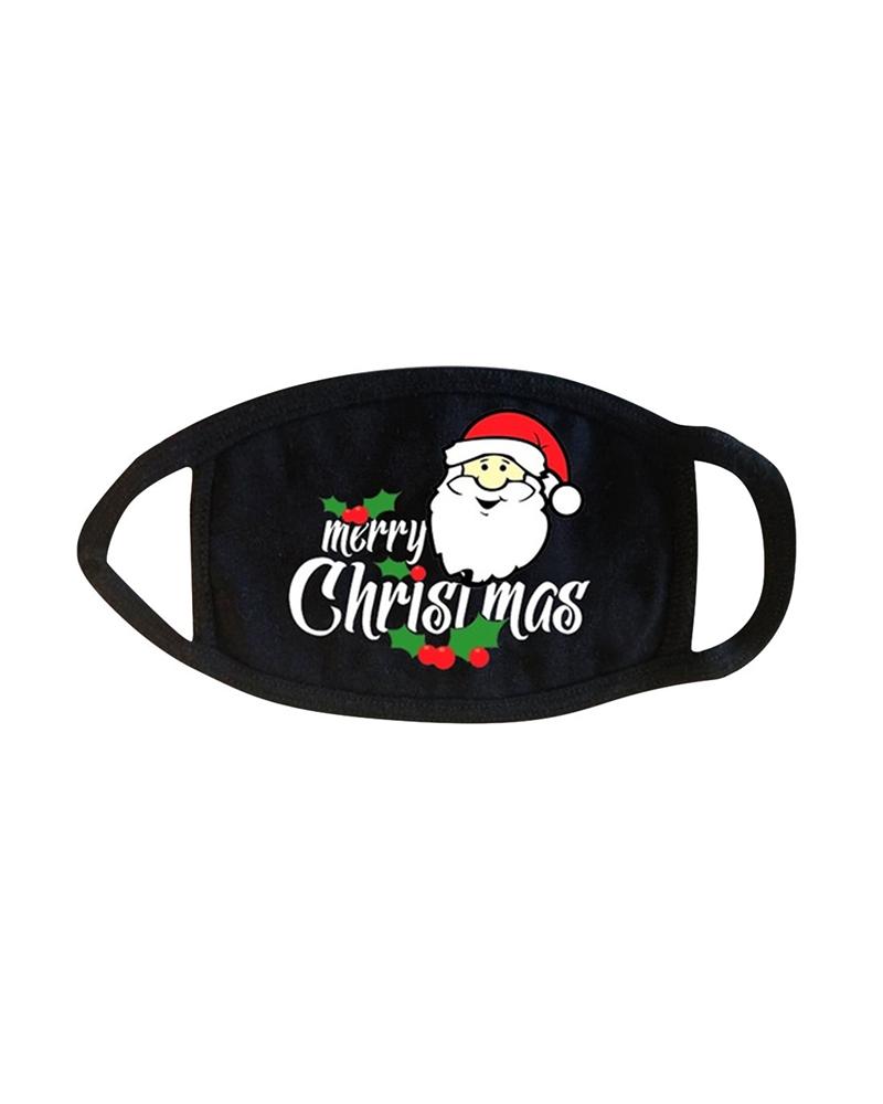 

5PCS/Set Randomly Dispatched Christmas Print Breathable Face Mask(Patterns Sent Randomly), Style1